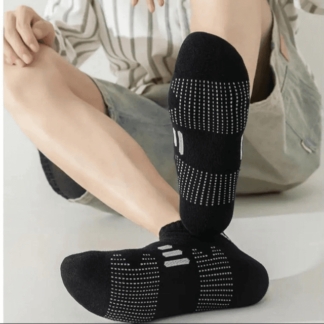 unisex-solid-color-antibacterial-sport-socks-set-of-5-